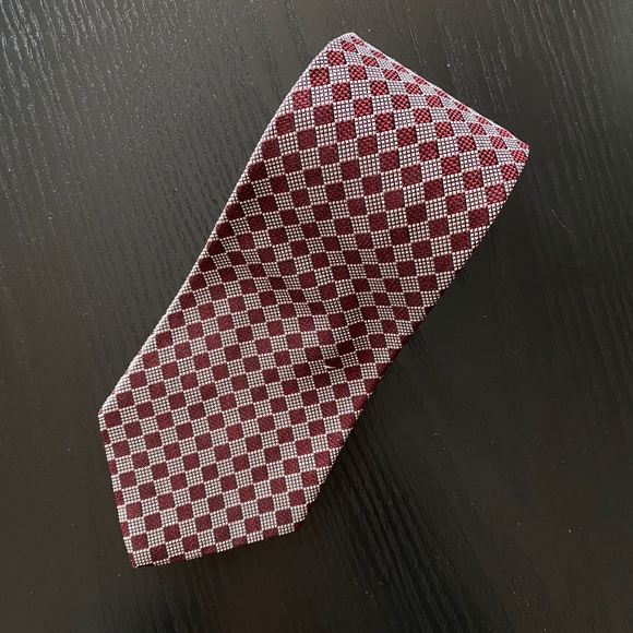 Lauren Ralph Lauren Other - Lauren Ralph Lauren Men's 100% Silk Red, White, And Black Tie
